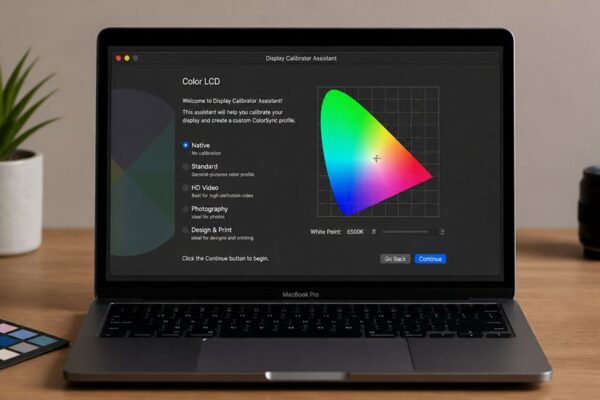 jak poprawnie skalibrować kolory ekranu w MacBooku Pro