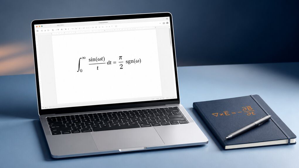 jak pisać wzory matematyczne w Pages