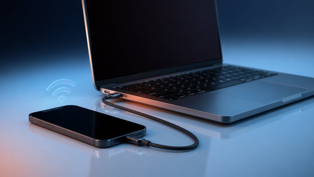 Tethering iPhone'a na macOS