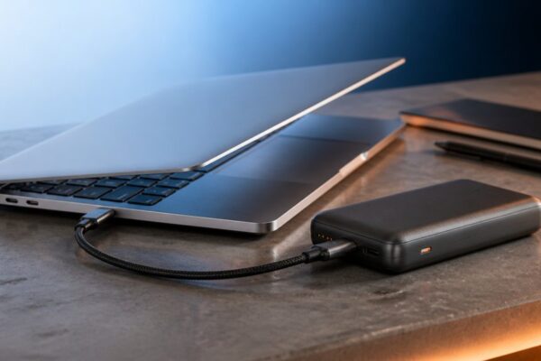 laptop power bank podróżny ładowanie