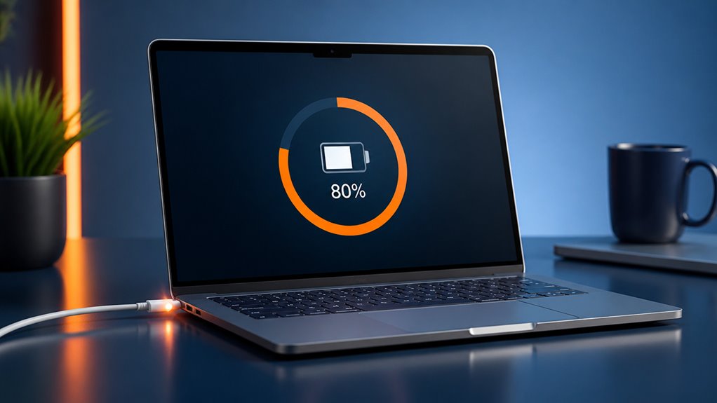 macbook ładuje się tylko do osiemdziesięciu procent