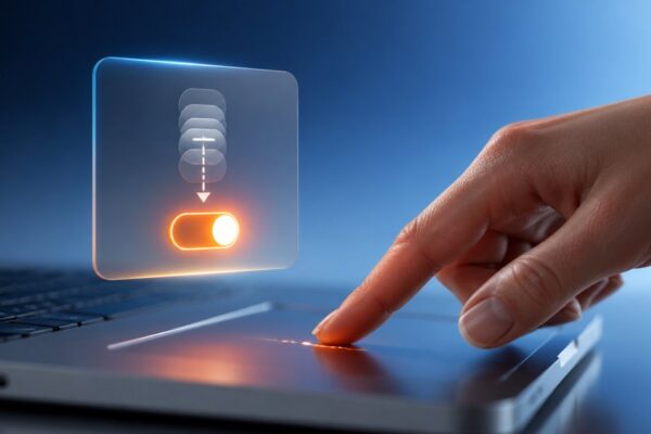 ustawienia odwrotnego przewijania touchpada MacBooka