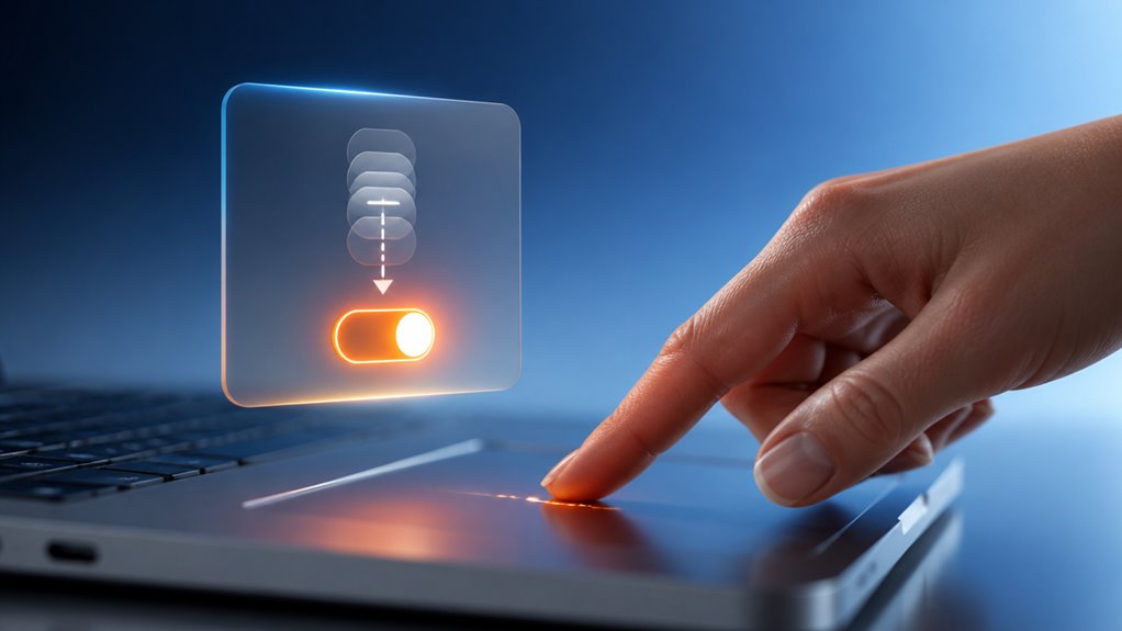 ustawienia odwrotnego przewijania touchpada MacBooka