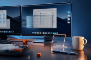 wieloekranowe nawyki produktywności w macOS