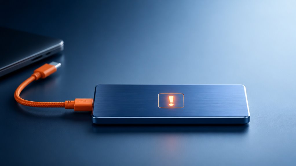 ostrzeżenia o energożernych dyskach SSD USB
