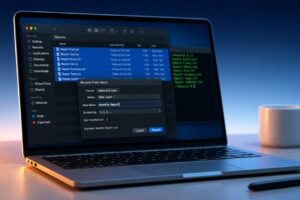 zmienianie nazw plików na macOS offline