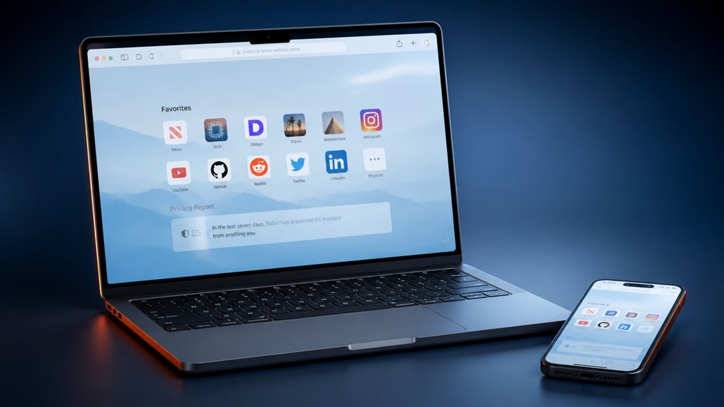 historia przeglądania Safari pomiędzy iPhonem a Maciem poprzez synchronizację iCloud