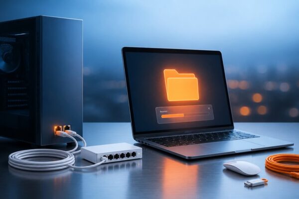 udostępnianie plików w sieci lokalnej między komputerami Mac i PC