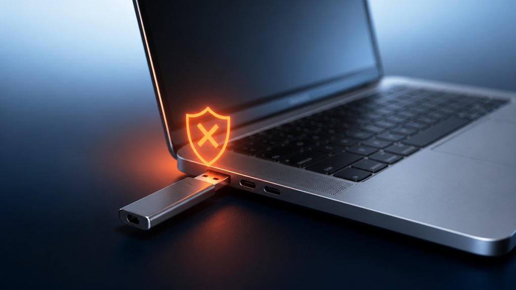 Blokady bezpieczeństwa USB wyłączają ograniczenia