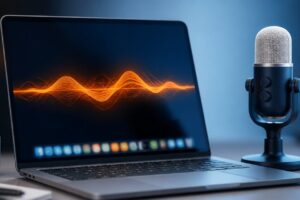 kontrola głosowa w nawigacji macOS