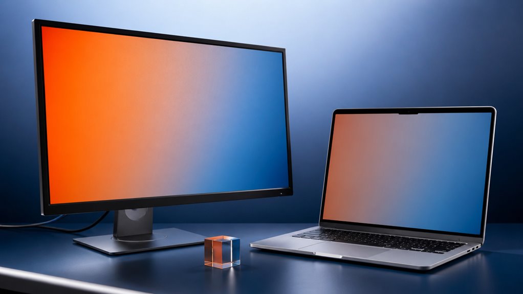 kolory monitora Windows różnią się od MacBooka